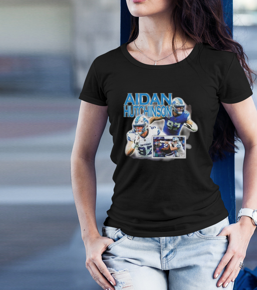 Aidan Hutchinson Detroit Lions Football T-Shirt