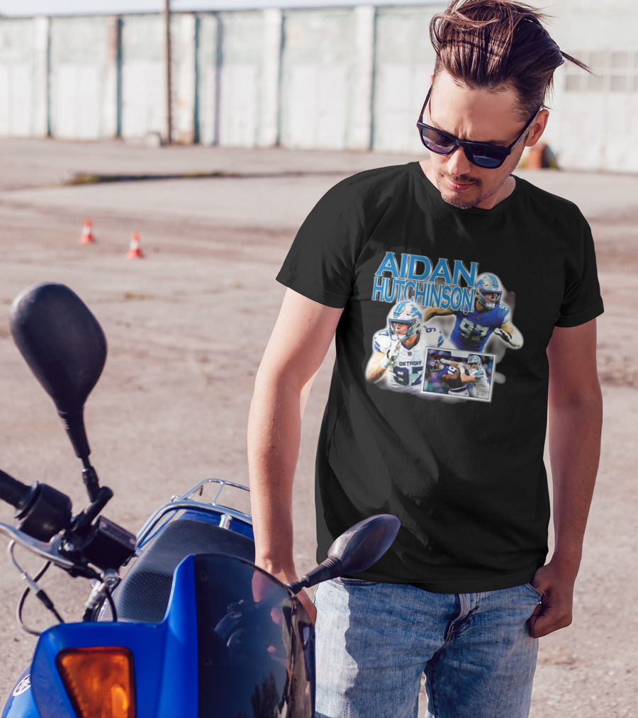 Aidan Hutchinson Detroit Lions Football T-Shirt