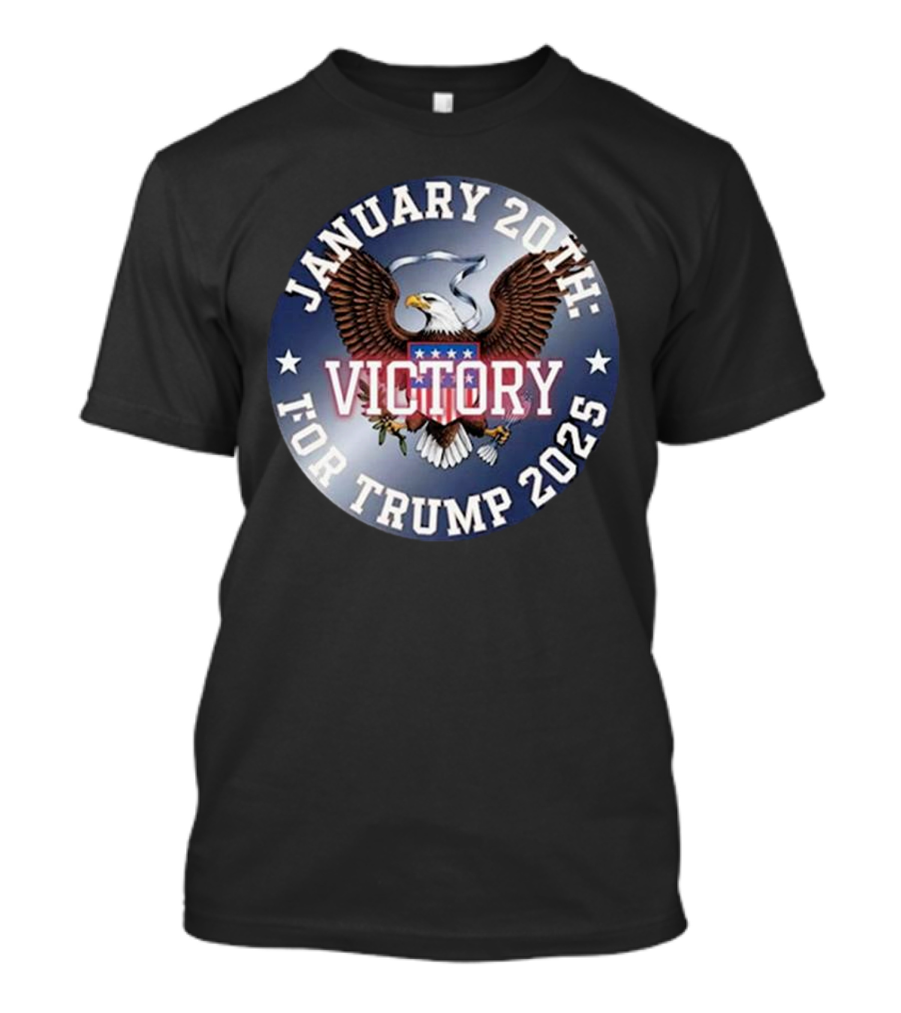 January 20th Victory For Trump 2025 With Patriotic Eagle T-Shirt