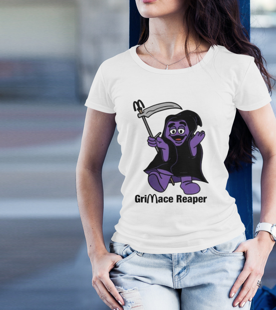 Grimace Reaper Grimace McDonald’s Crossover T-Shirt
