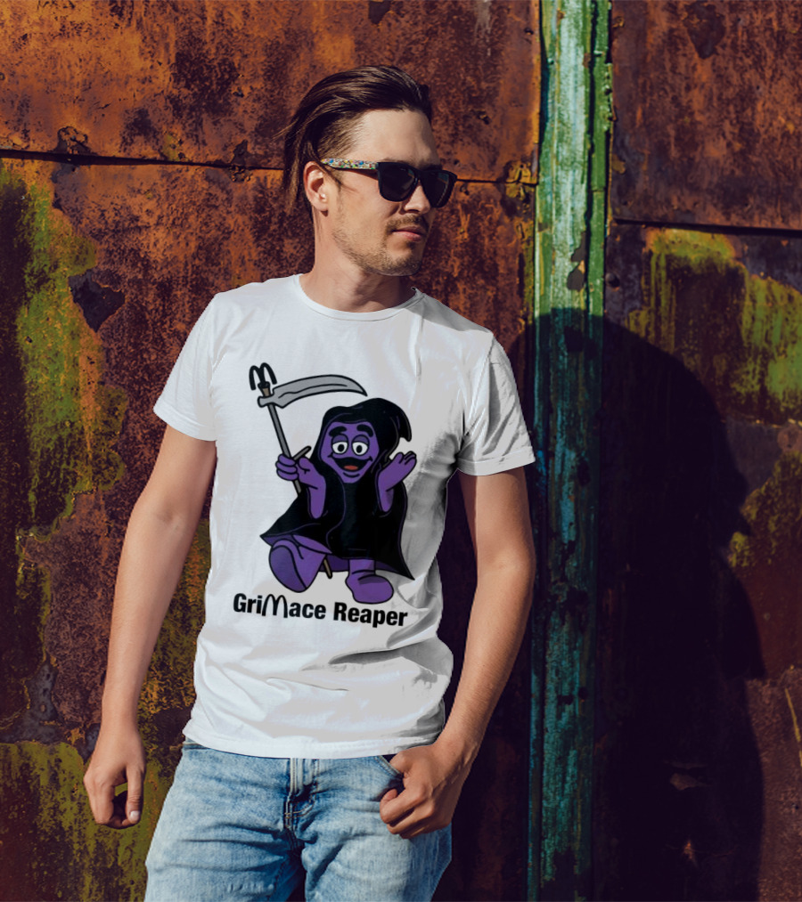 Grimace Reaper Grimace McDonald’s Crossover T-Shirt