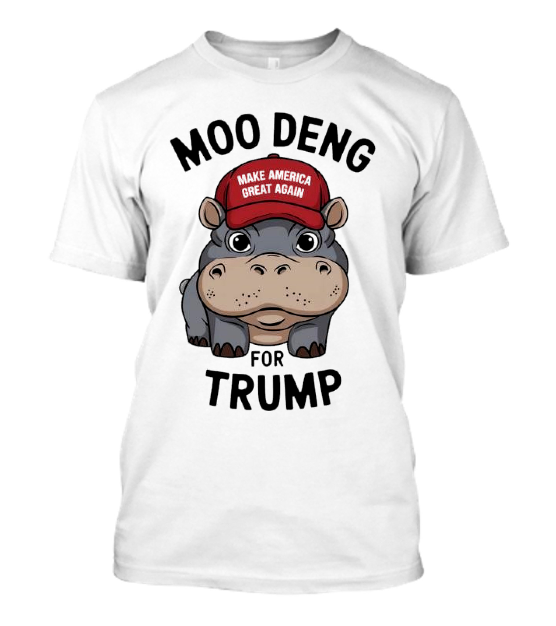 Moo Deng Make America Great Again Trump T-Shirt