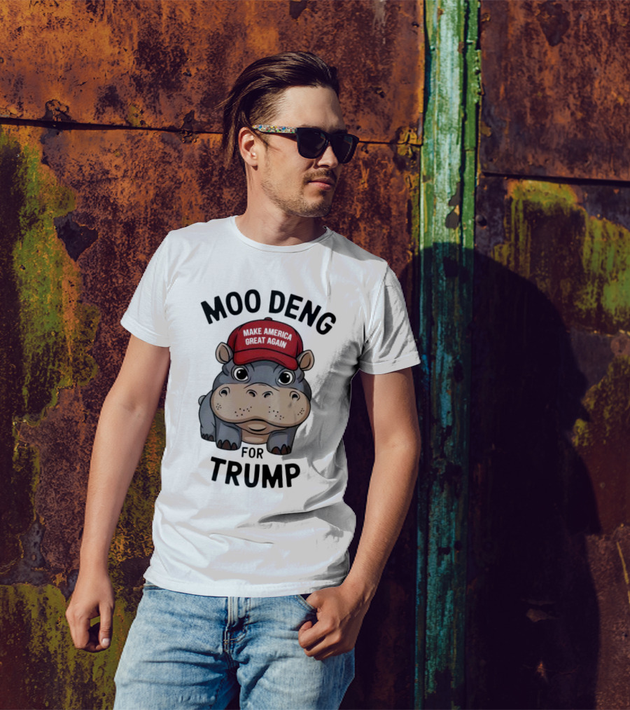 Moo Deng Make America Great Again Trump T-Shirt