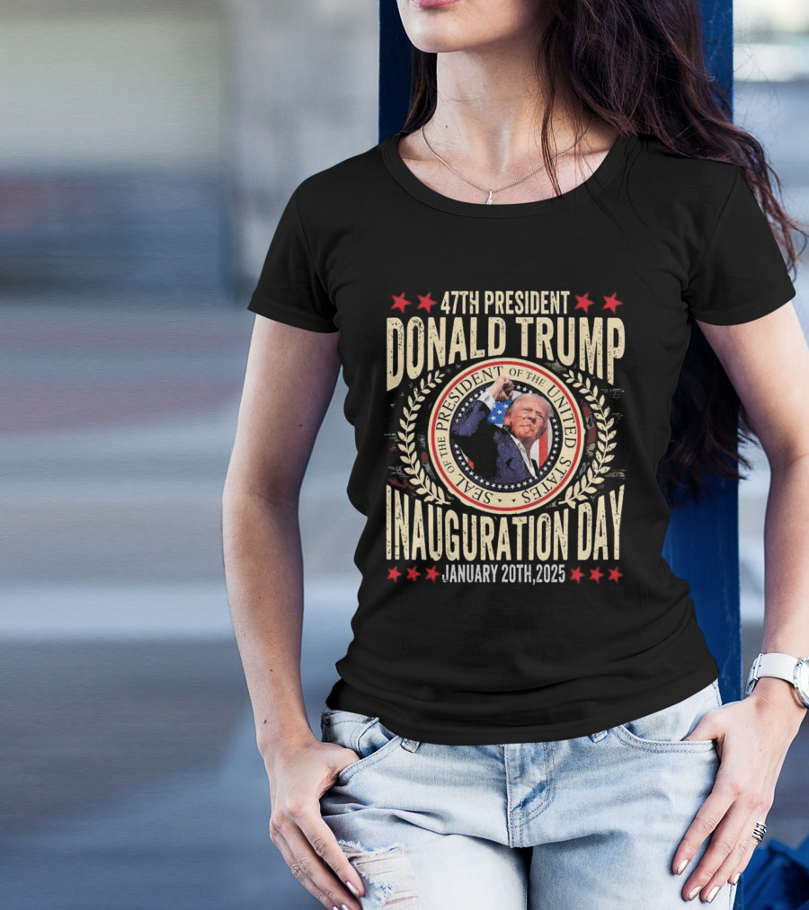 47th President Donald Trump Inauguration Day January 20th, 2025 Seal Of The President Of The United States T-Shirt