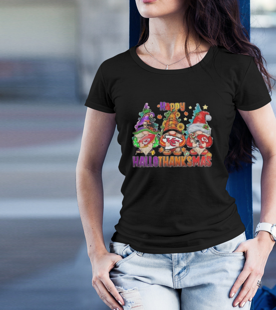 Happy HalloThanksMas Kansas City Chiefs T-Shirt