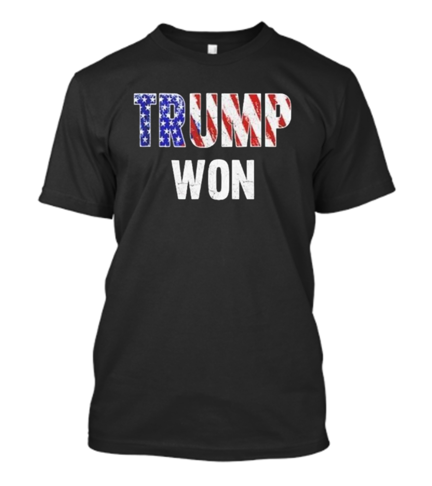Trump Won 287 President 2024 US Flag T-Shirt
