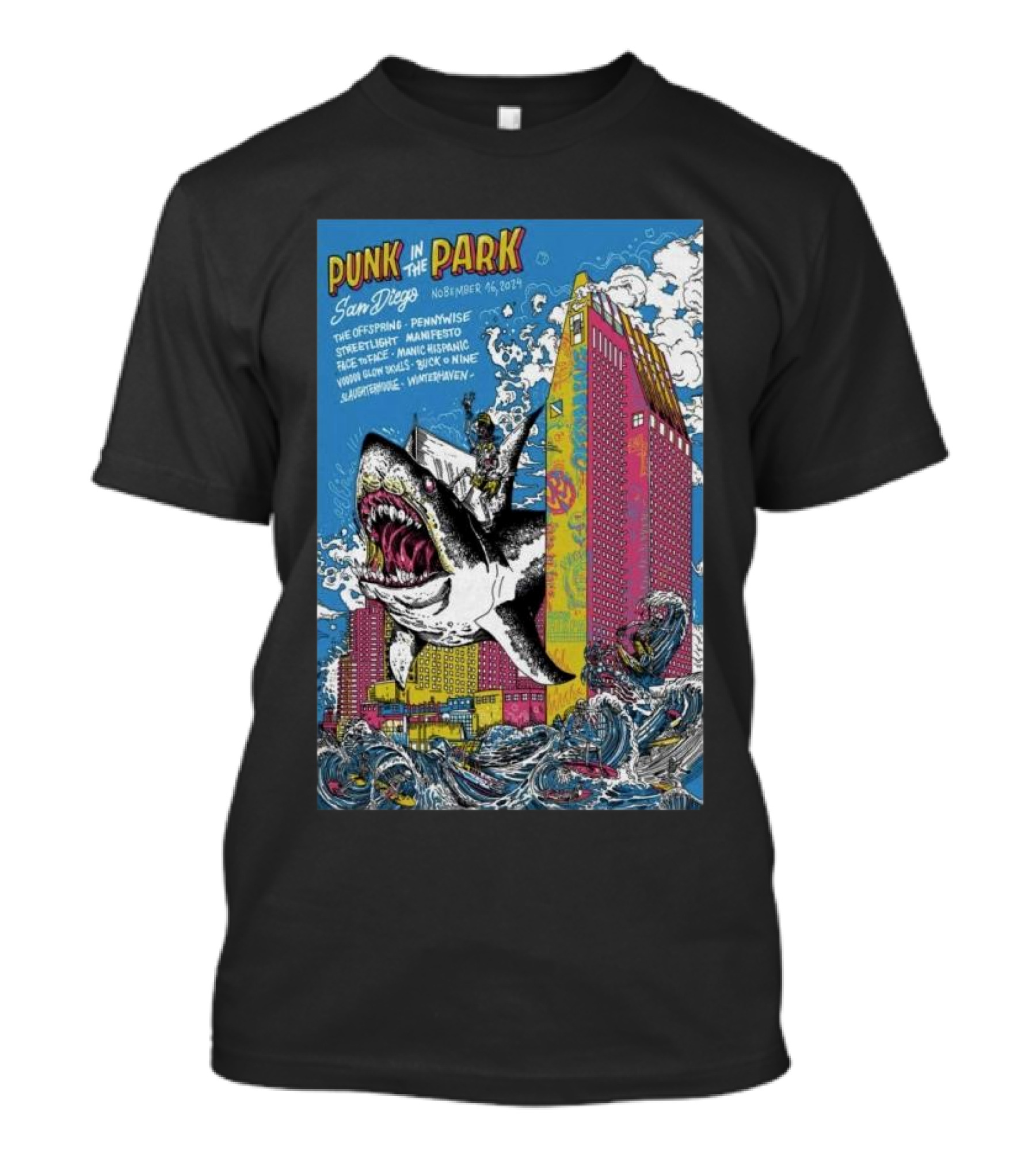 Punk In The Park San Diego November 16 2024 With The Offspring Pennywise And More T-Shirt