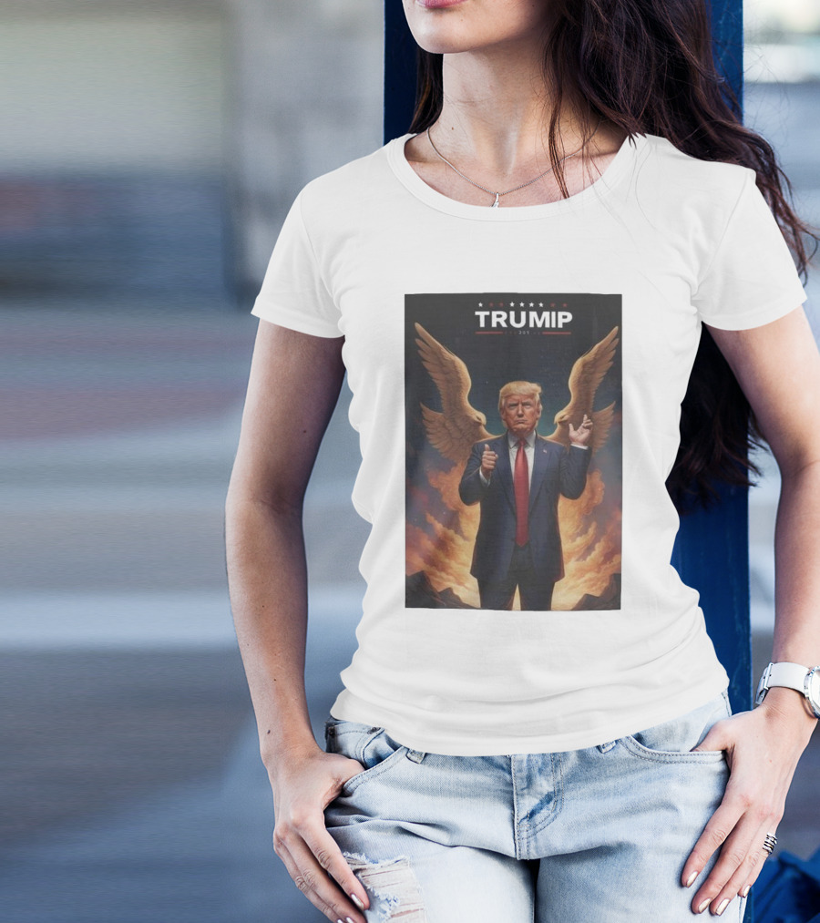 TRUMP 2024 Angel Wings Make America Great Again Victory T-Shirt