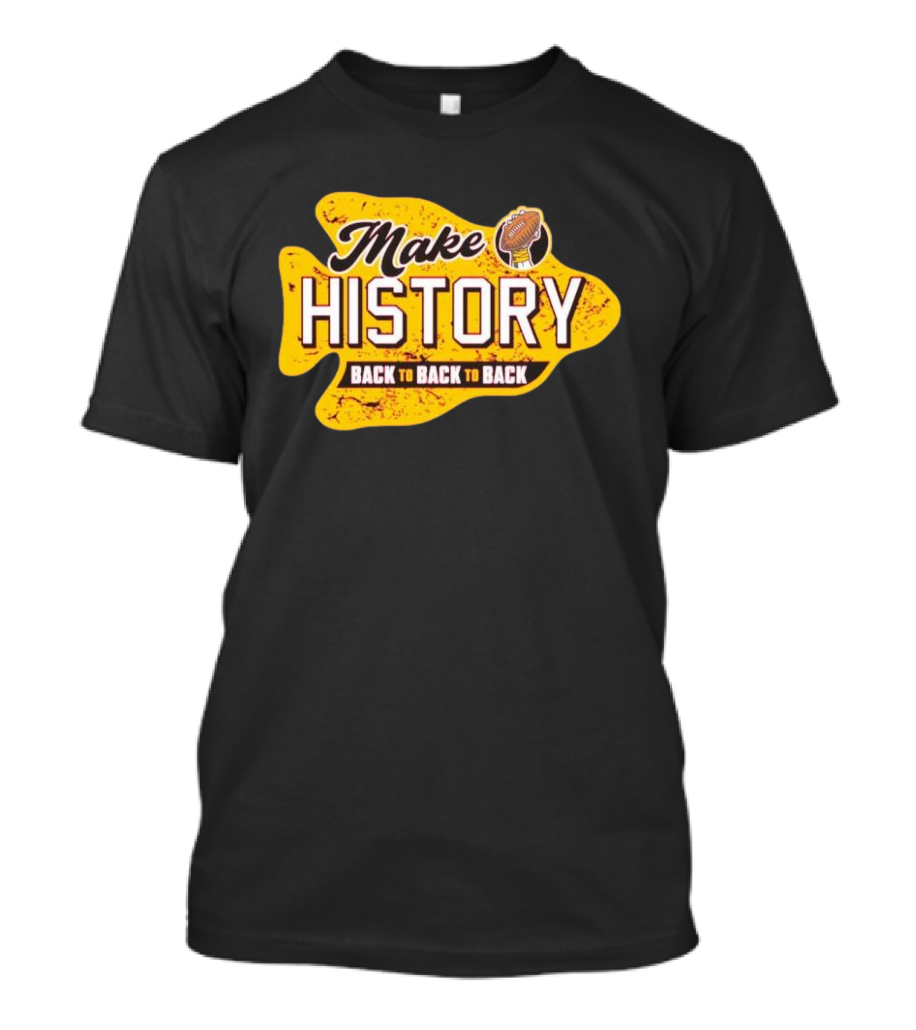 Kansas City Chiefs Make History Back To Back To Back Football Victory T-Shirt