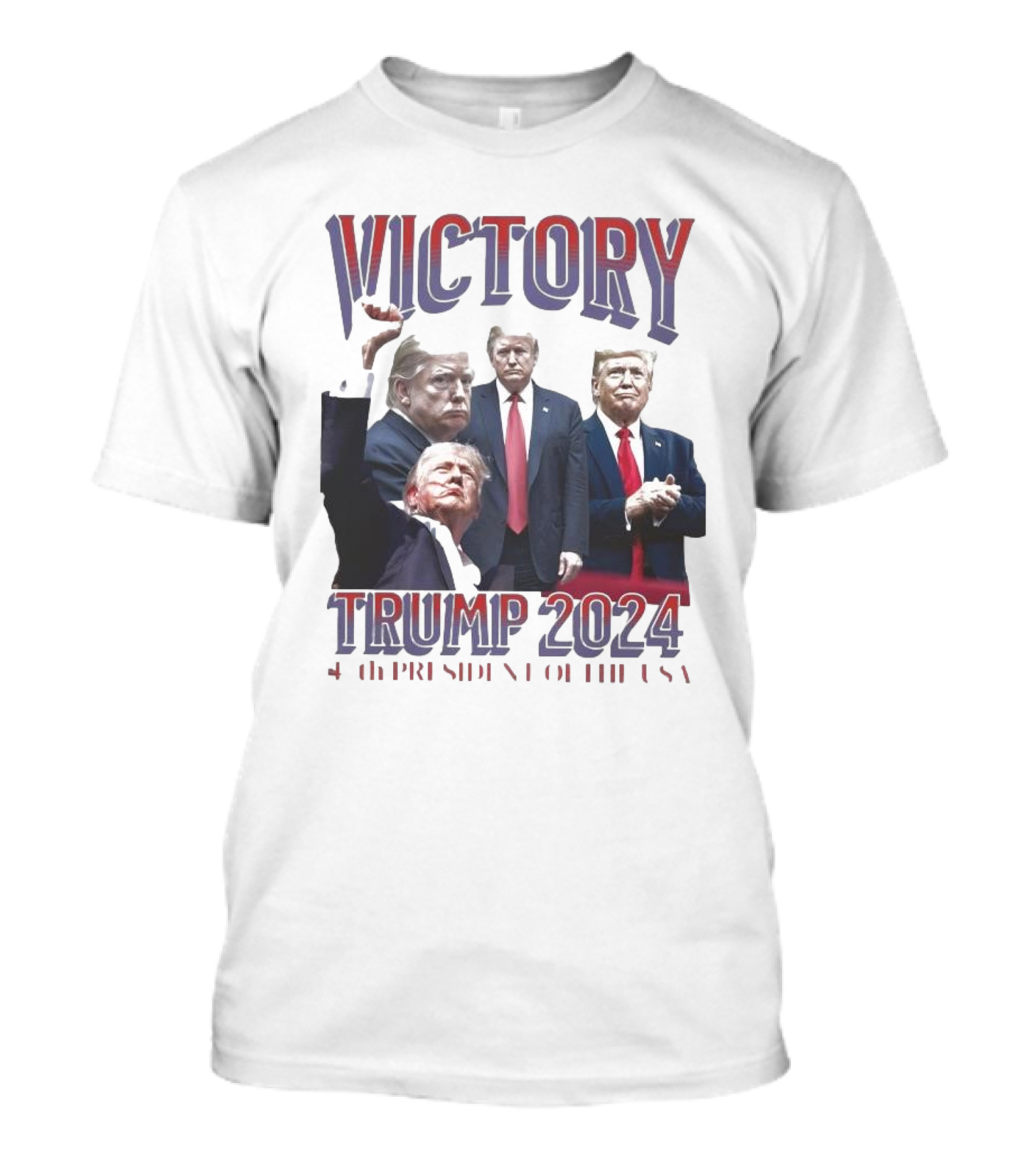 Victory Trump 2024 47th President Of The USA T-Shirt