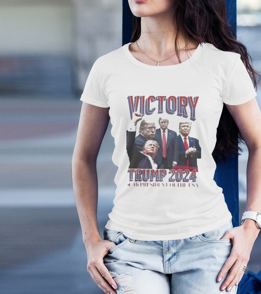 Victory Trump 2024 47th President Of The USA T-Shirt