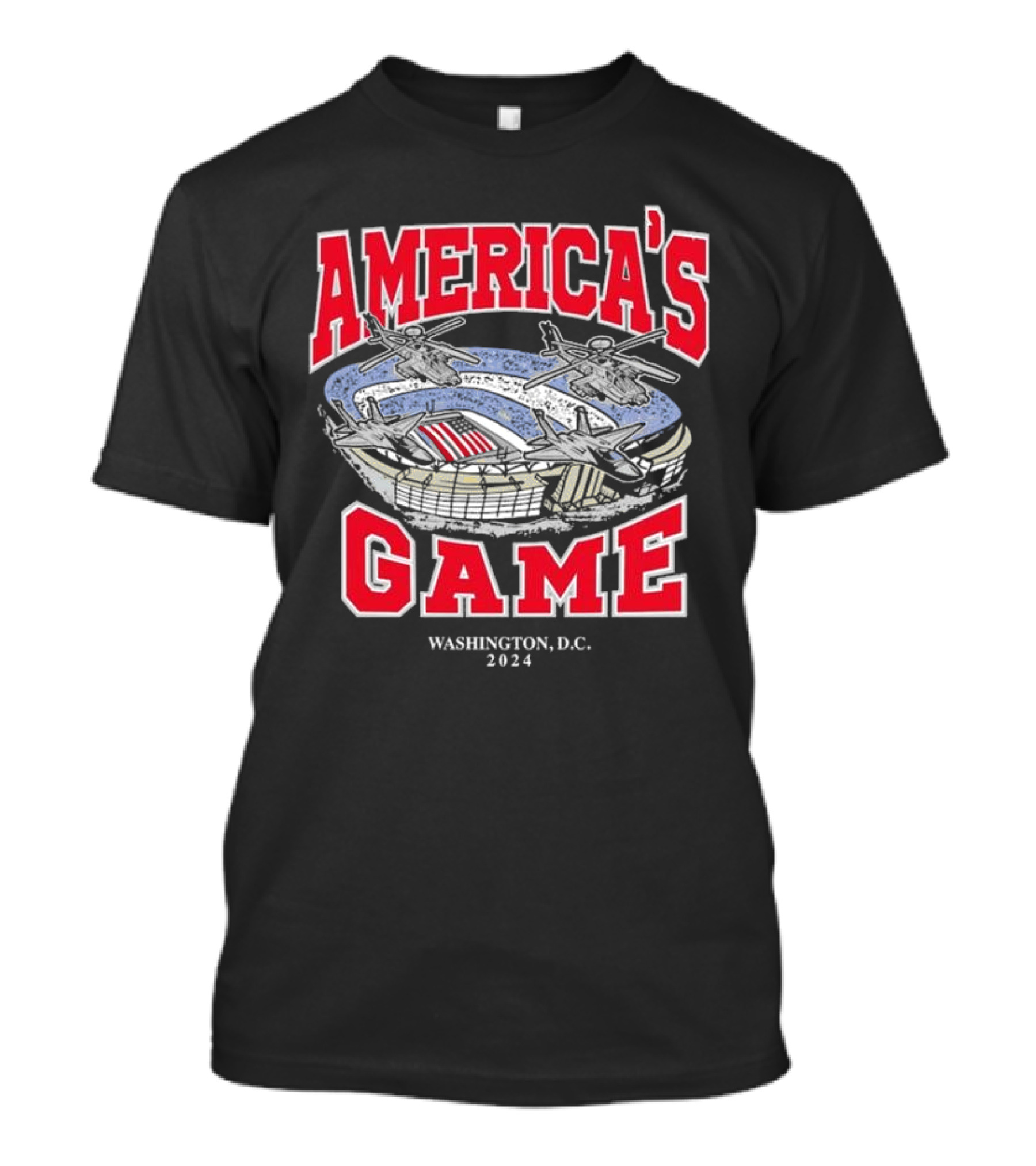 America's Game 2024 Washington DC Stadium And Jets T-Shirt