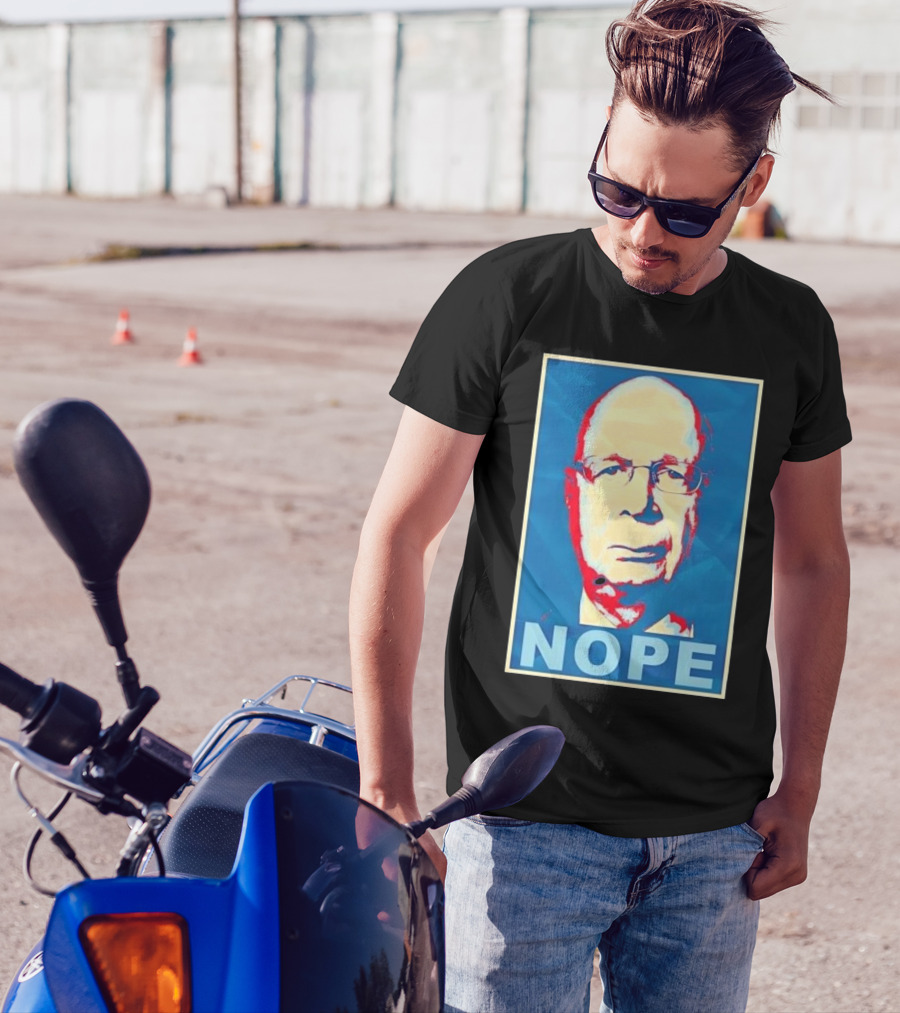 Liz Churchill Klaus Schwab Nope T-Shirt