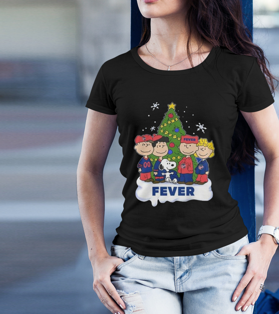 Snoopy And Friends Fever Christmas Tree Celebration T-Shirt