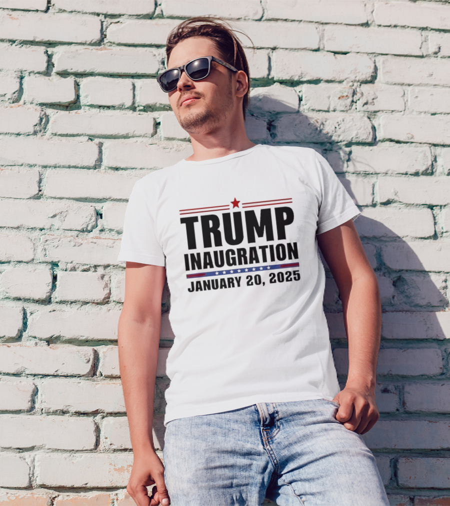 Trump Inauguration January 20 2025 Star And Stripes T-Shirt