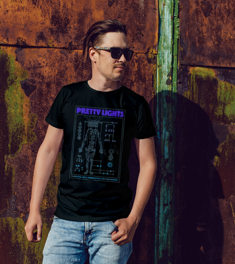 Pretty Lights Minneapolis The Armory Nov 8-10 2024 Sci-Fi Concert T-Shirt