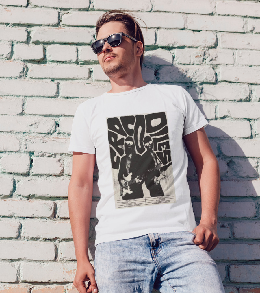 Crocodiles Bad Vibrations Tour Live Luxury Apartments Nov 18 2024 Moth Club London UK T-Shirt