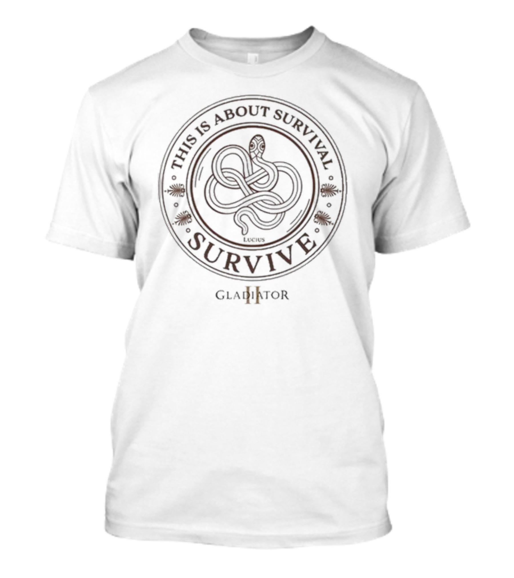 This Is About Survival Survive Gladiator II 2024 Lucius T-Shirt