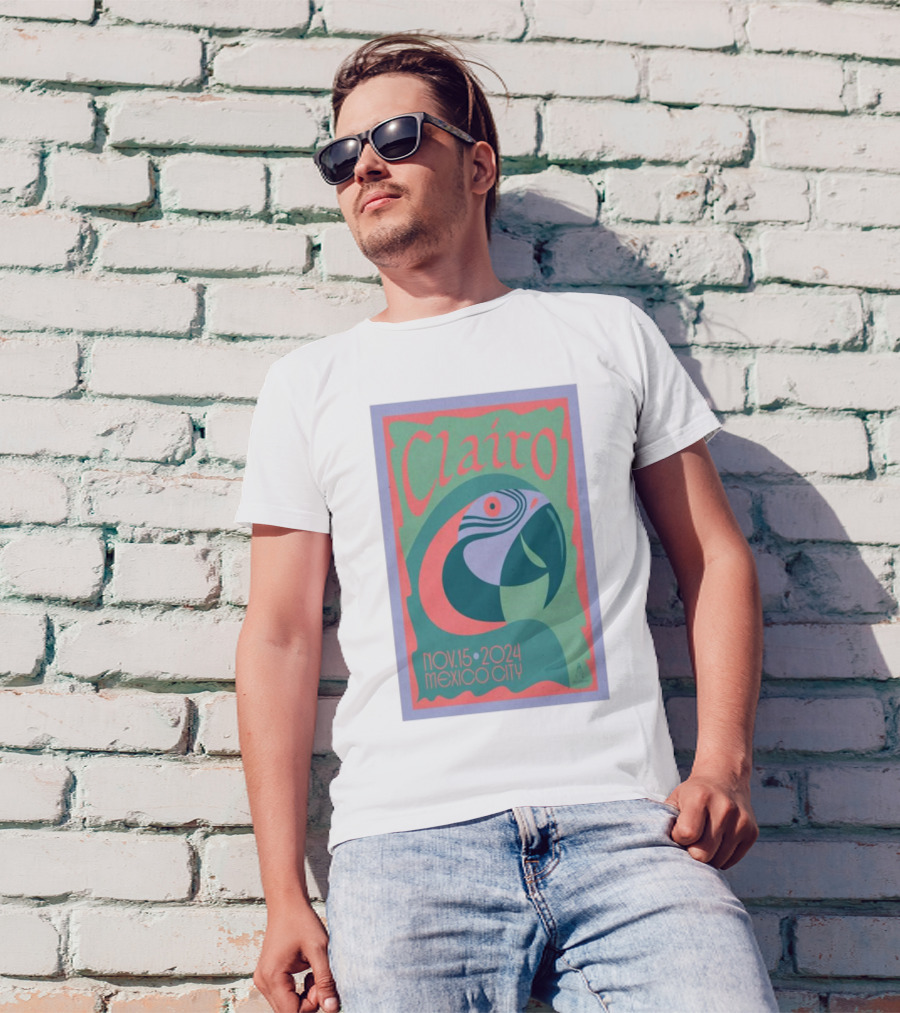 Clairo Nov 15 2024 Mexico City Parrot T-Shirt
