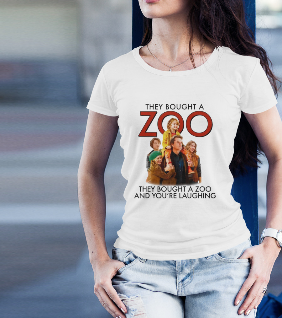 They Bought A Zoo You're Laughing Movie Poster Family Group T-Shirt