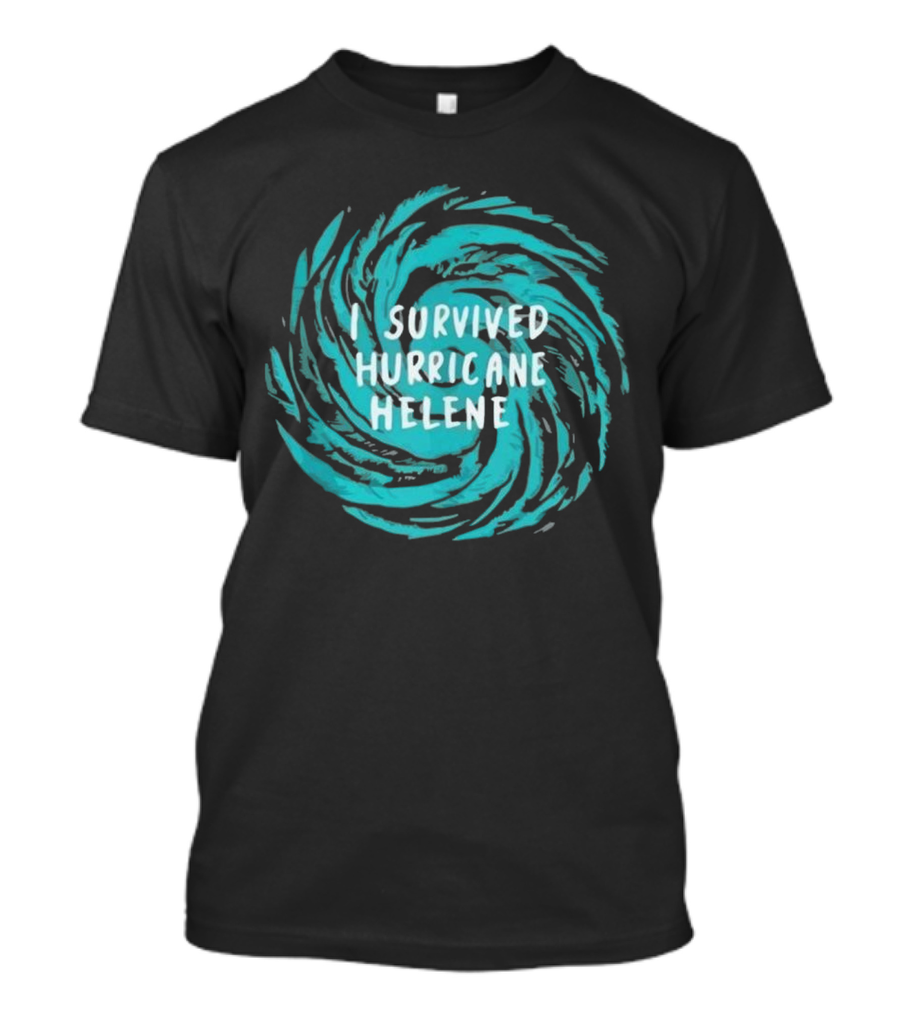 I Survived Hurricane Helene Swirling Storm T-Shirt