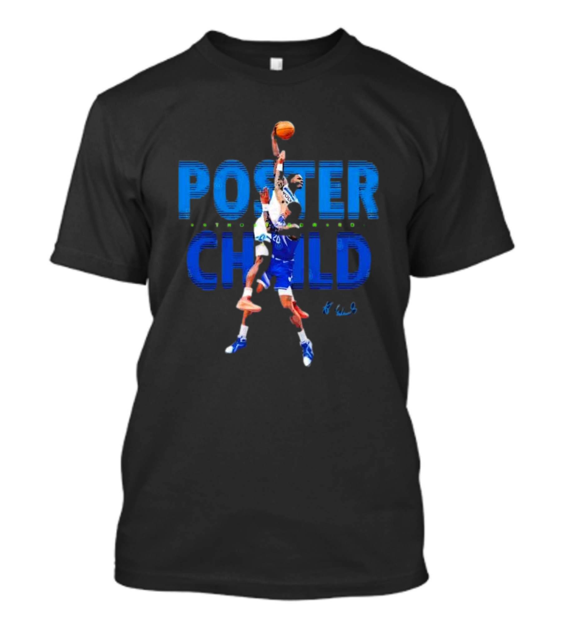 Poster Child Anthony Edwards Minnesota Timberwolves Signature T-Shirt