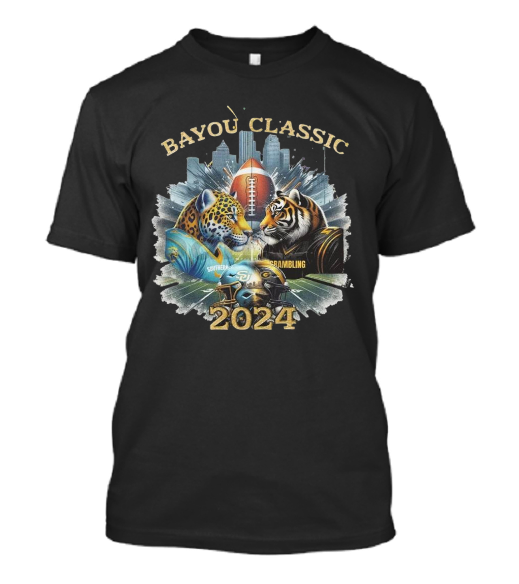 Bayou Classic 2024 Southern Vs Grambling Football Showdown T-Shirt