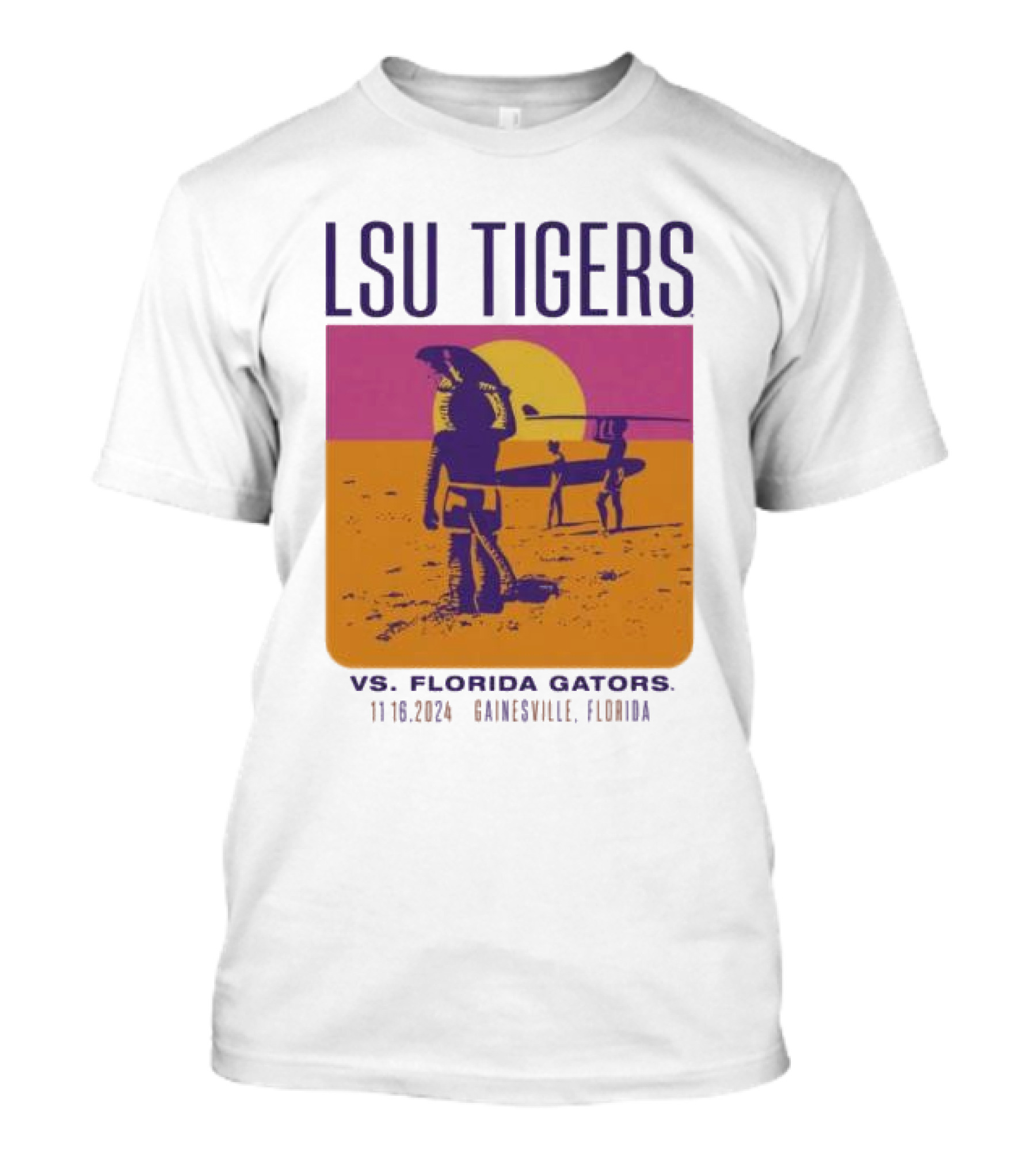 LSU Tigers Vs Florida Gators 11.16.2024 Gainesville Florida T-Shirt