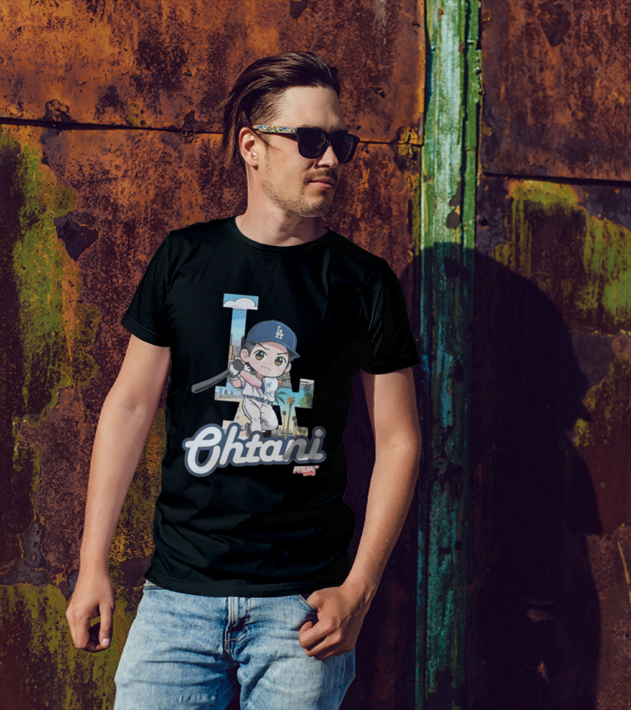 Chibi Shohei Ohtani LA Dodgers Ohtani Pnuppr T-Shirt