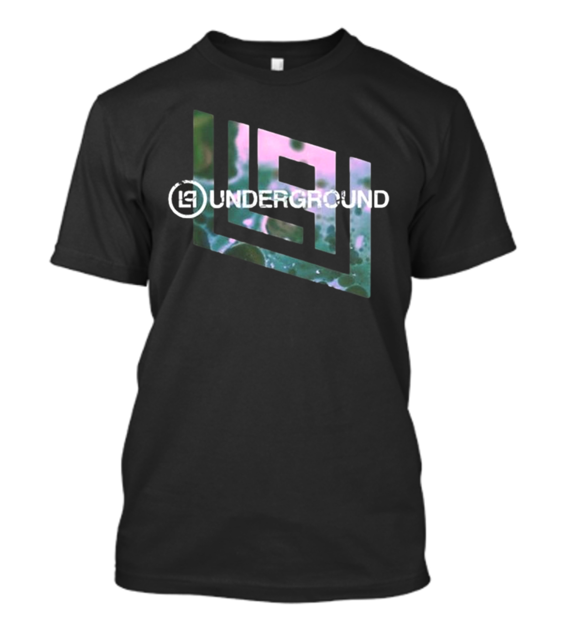 Linkin Park Underground LPU Photo Black Geometric T-Shirt