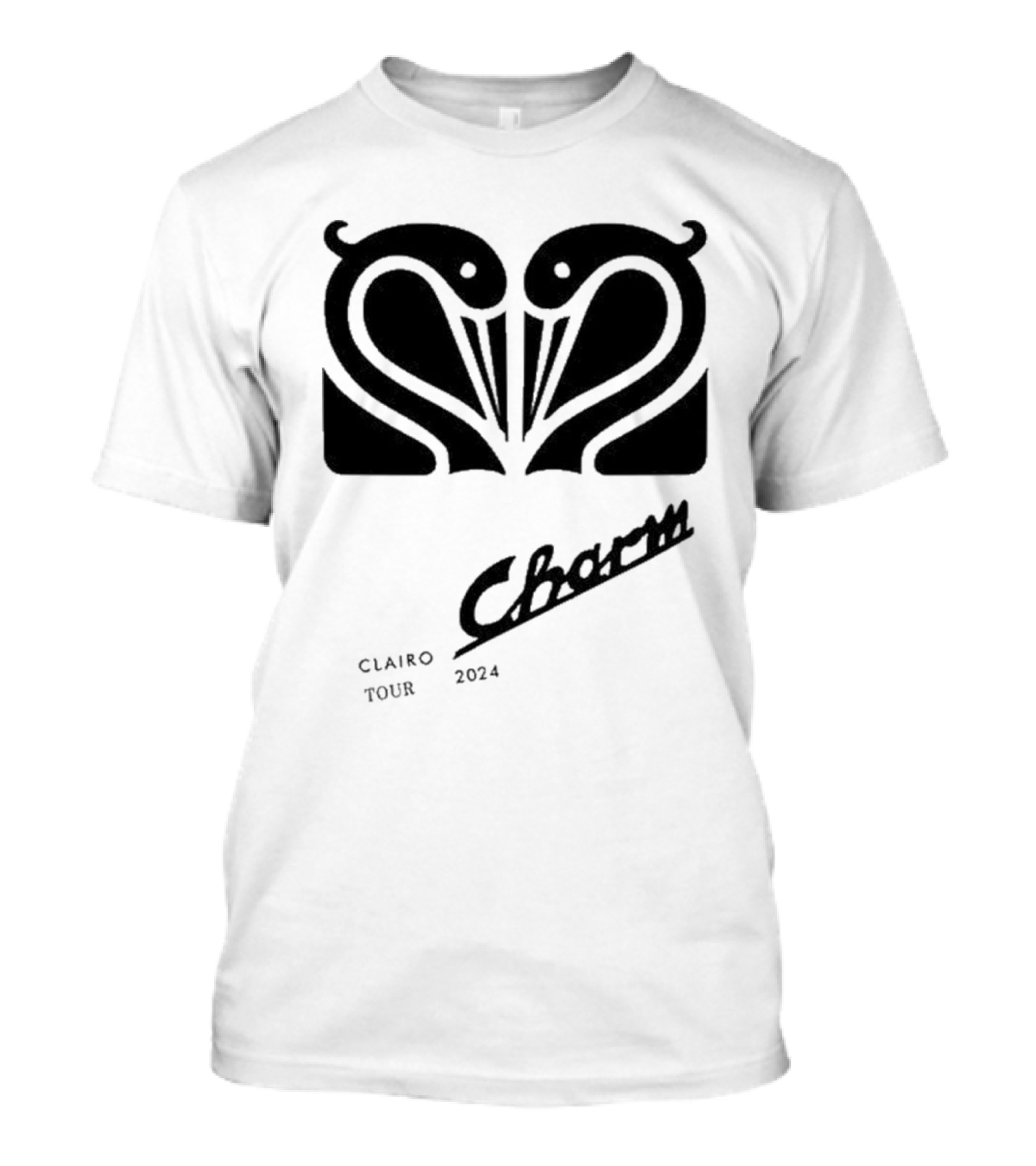 Clairo Charm 2024 Tour Swan T-Shirt