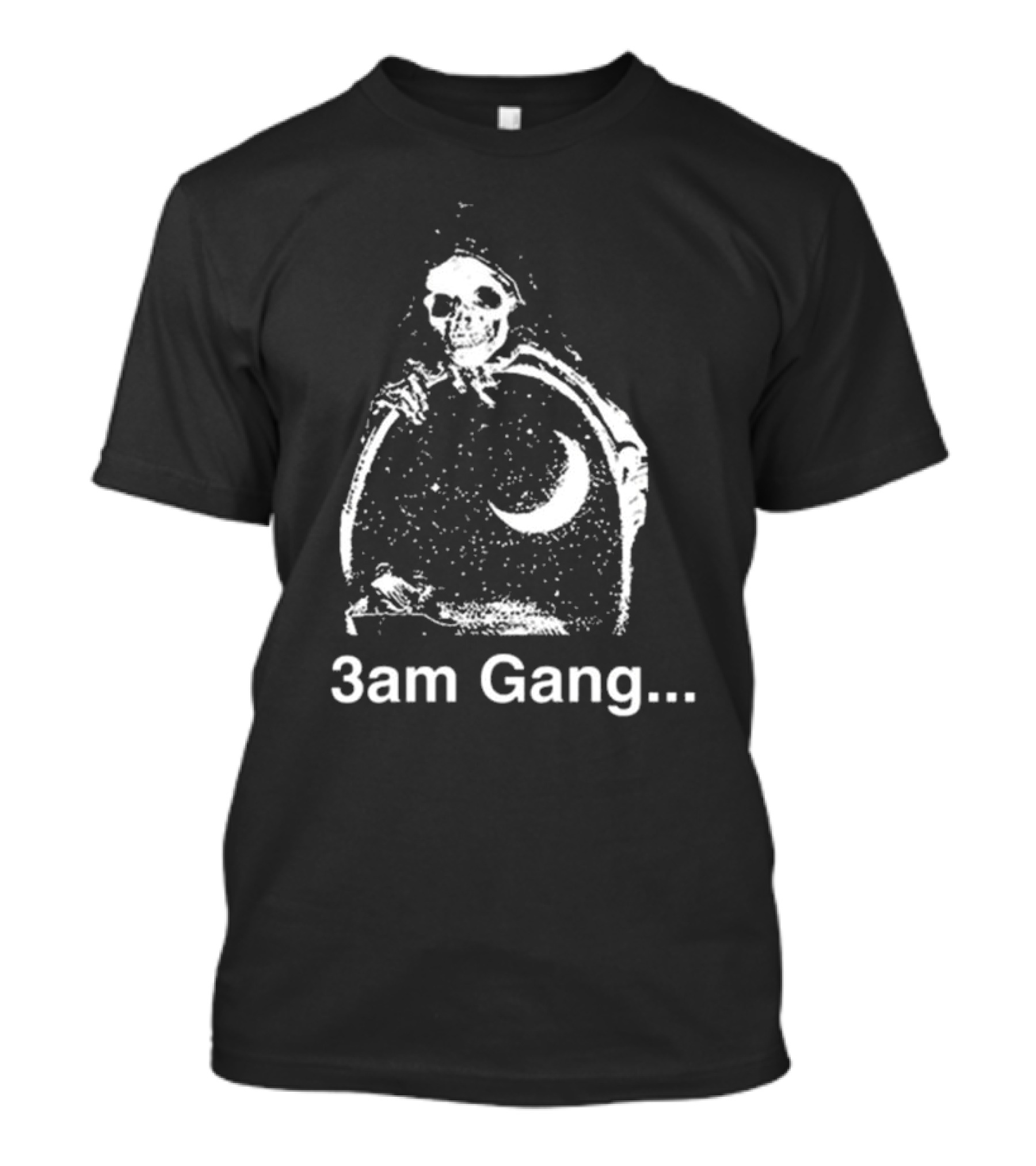 Sematary Grave Man 3am Gang Skeleton Moon T-Shirt