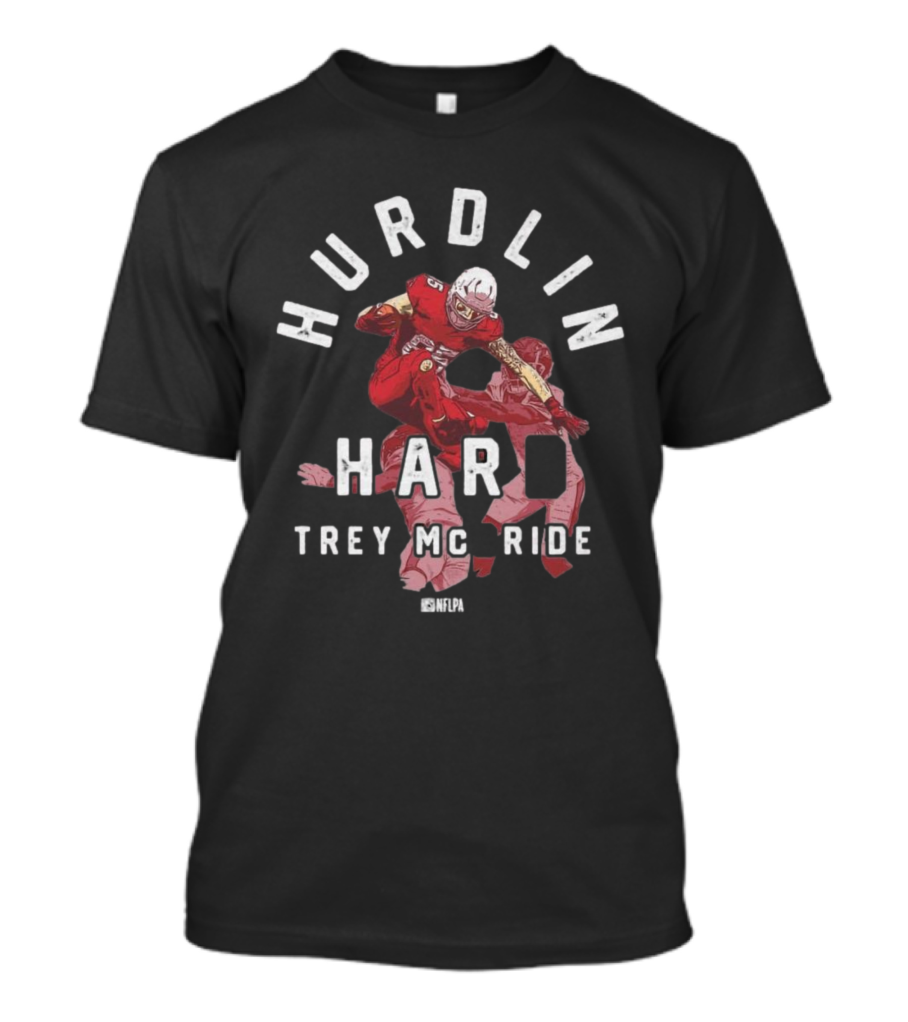 Trey McBride Hurdlin Hard NFLPA Arizona Cardinals T-Shirt
