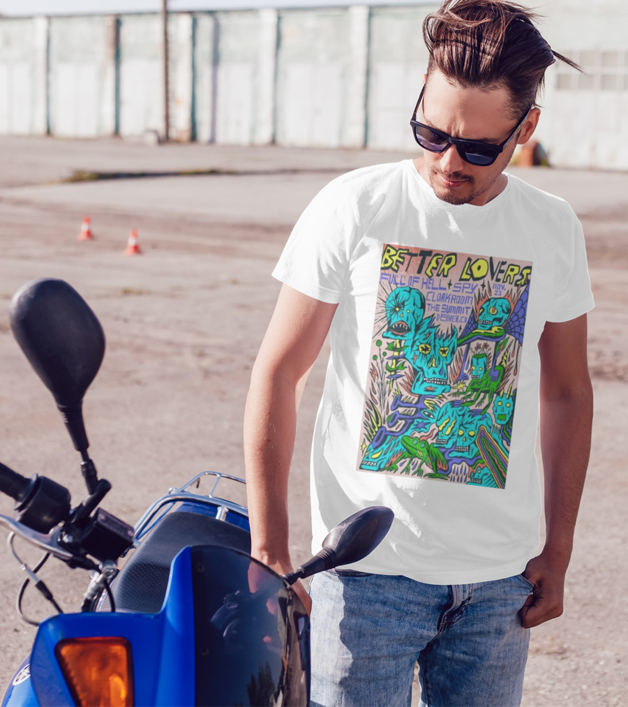Better Lovers Full Of Hell Spy Cloakroom The Summit Denver CO Nov 23 2024 Tour T-Shirt
