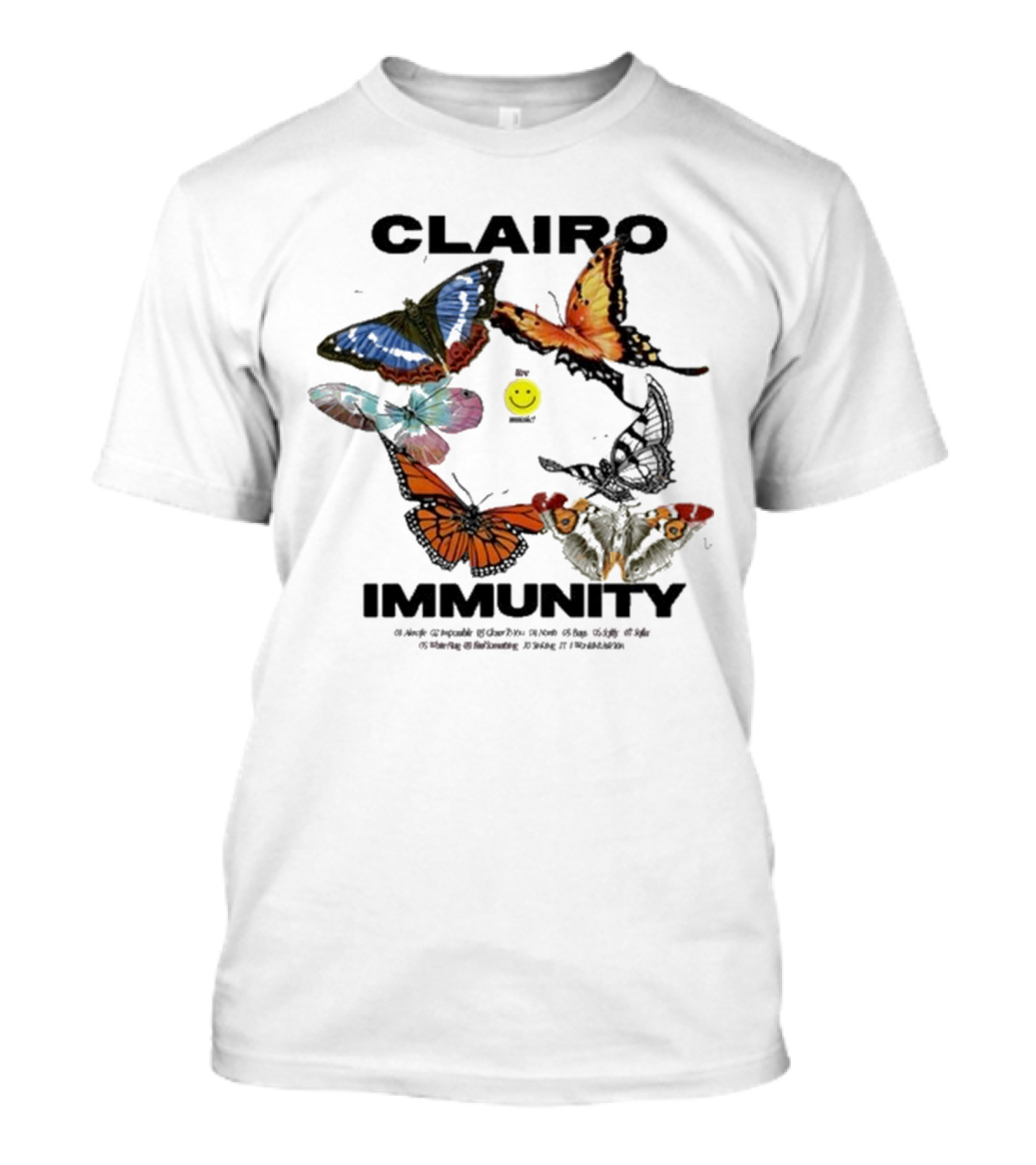 Clairo Immunity Butterfly 2024 Joy Music T-Shirt
