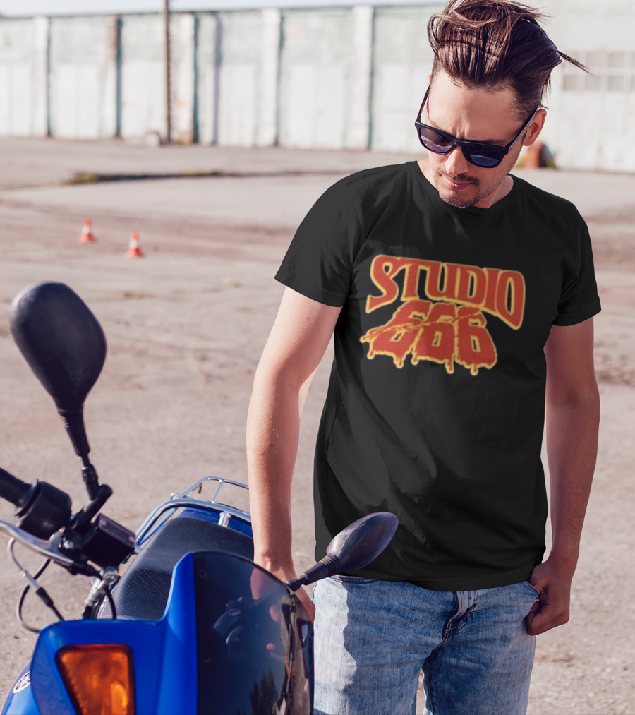 Studio 666 Foo Fighters Iconic Dripping Horror Text T-Shirt