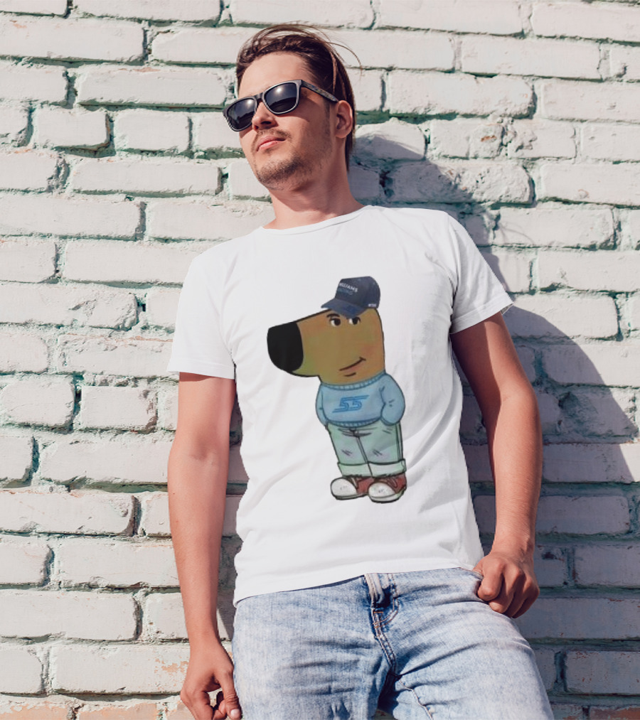 Williams Racing 55 Chill Guy Dog Hat T-Shirt