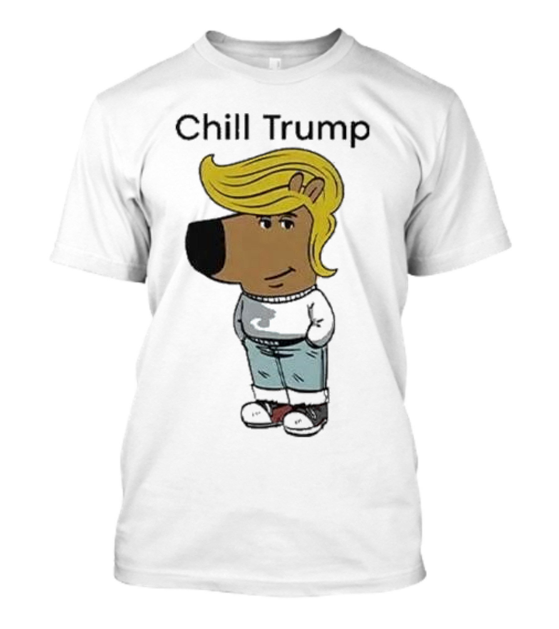 Chill Trump Cartoon Meme Character T-Shirt