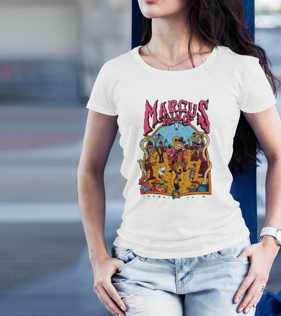 Marcus King Wild West Adventure With Cowboys And Skeletons T-Shirt