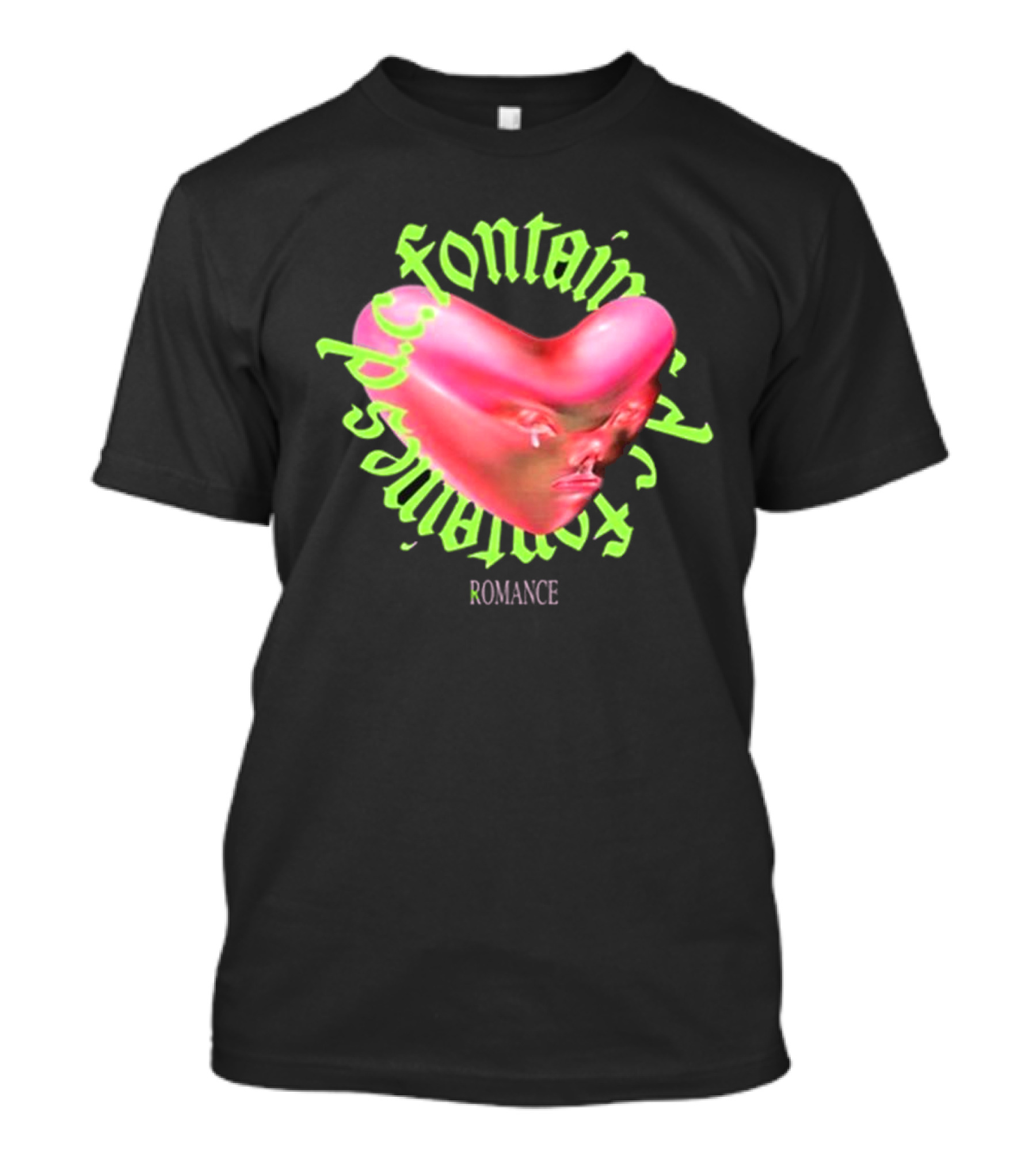 Fontaines D.C Romance Tour Heart T-Shirt