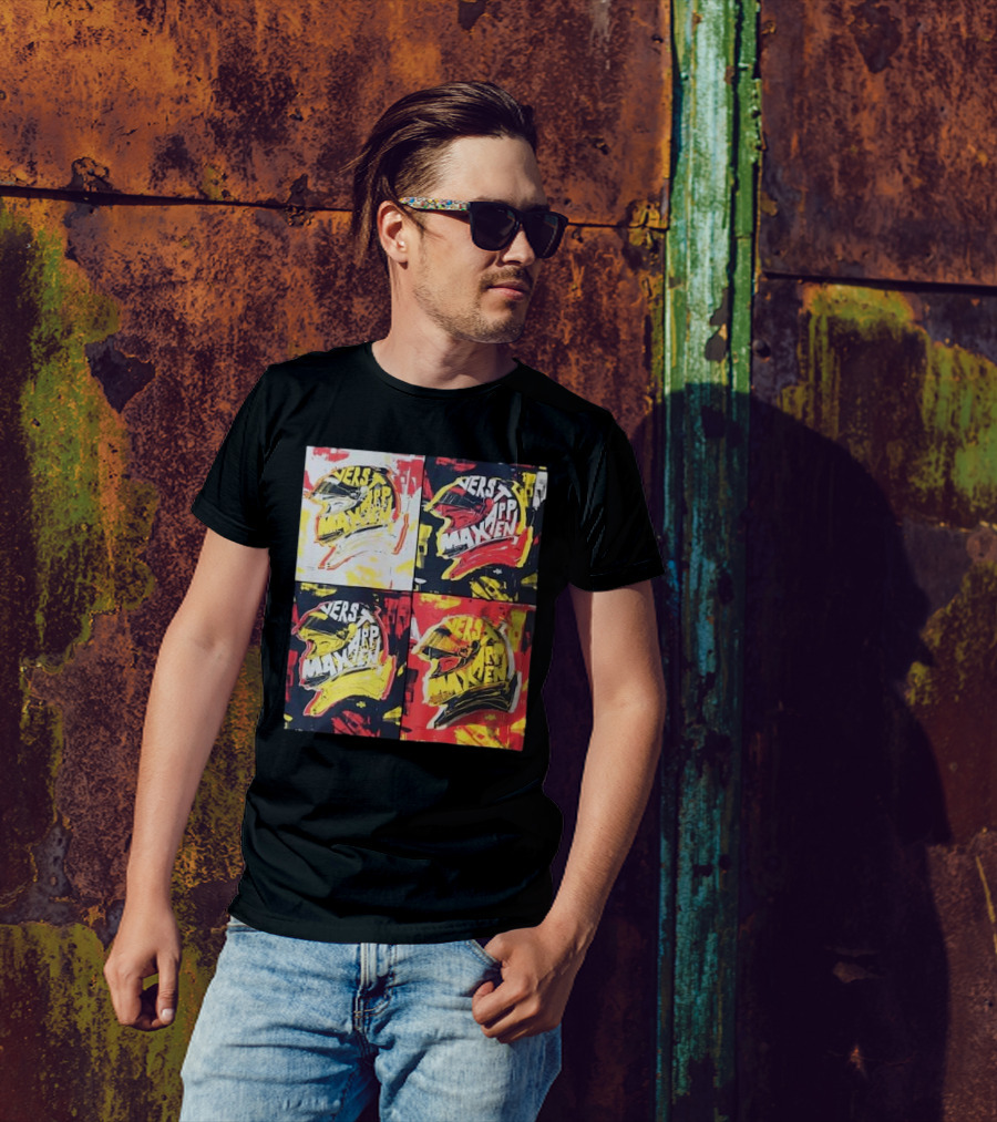 Red Bull Racing Verstappen Pop Art Helmet T-Shirt