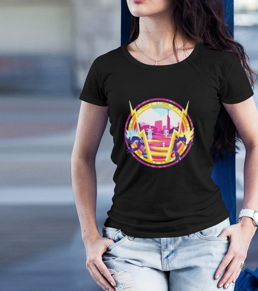 Pokemon GO The Wild Area 2024 Iconic Lightning Landscape T-Shirt