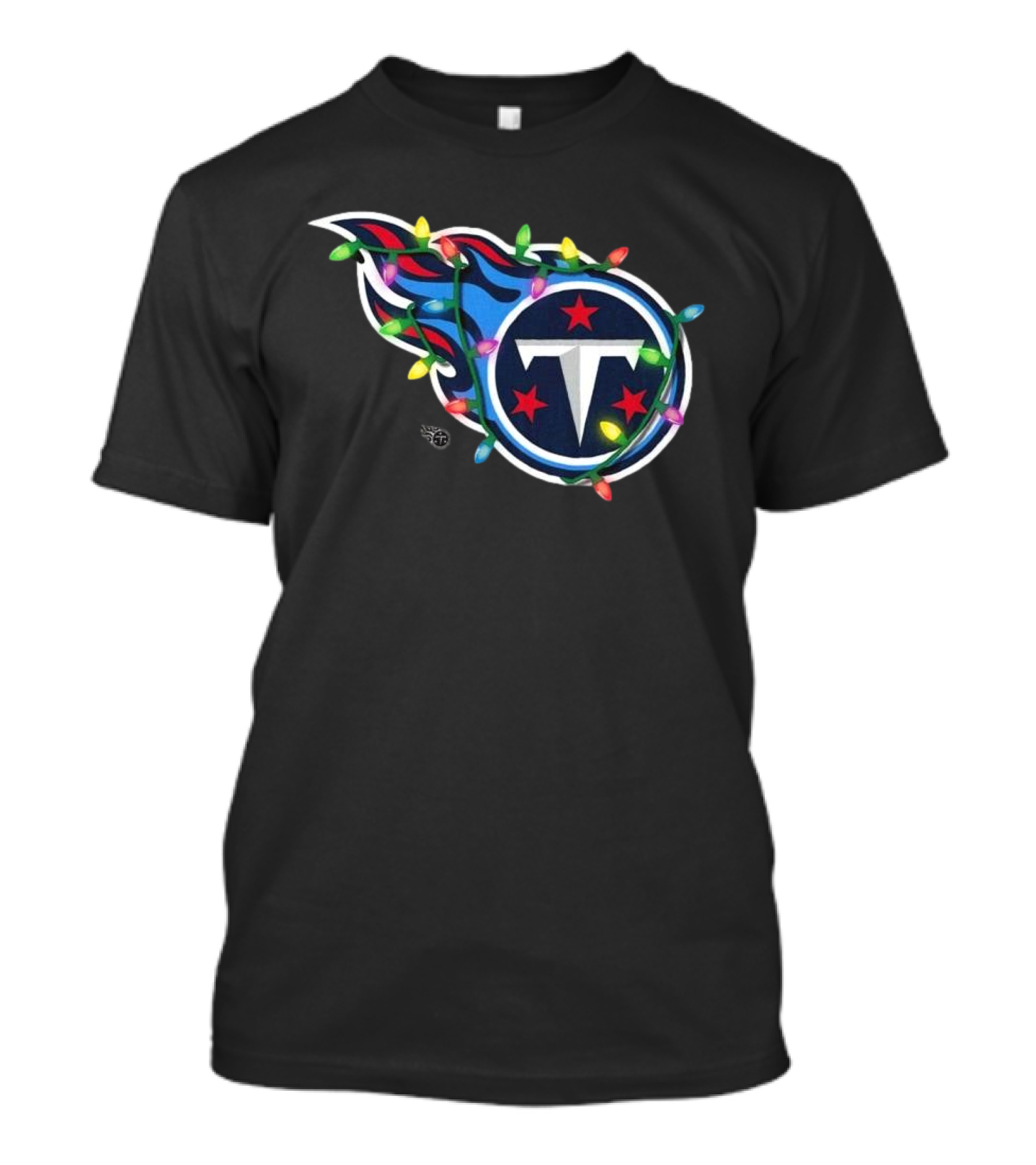 Tennessee Titans Holiday Lights 2024 Primary T-Shirt