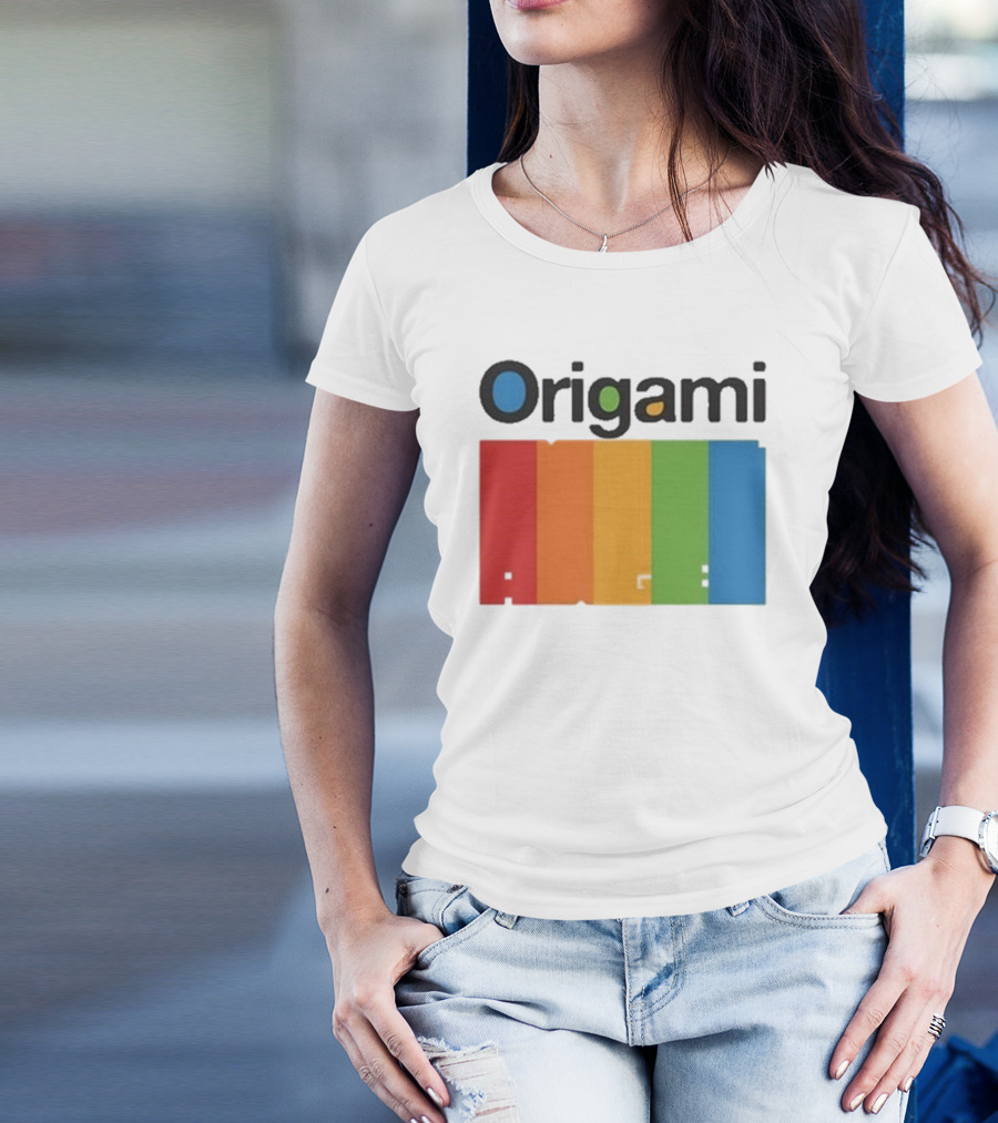 Origami Spectrum Rainbow Blocks T-Shirt