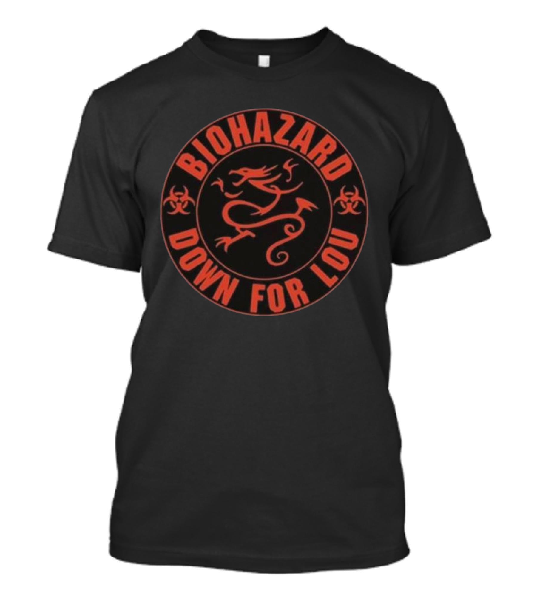 Biohazard Down For Lou 2024 Dragon Symbol Circle T-Shirt