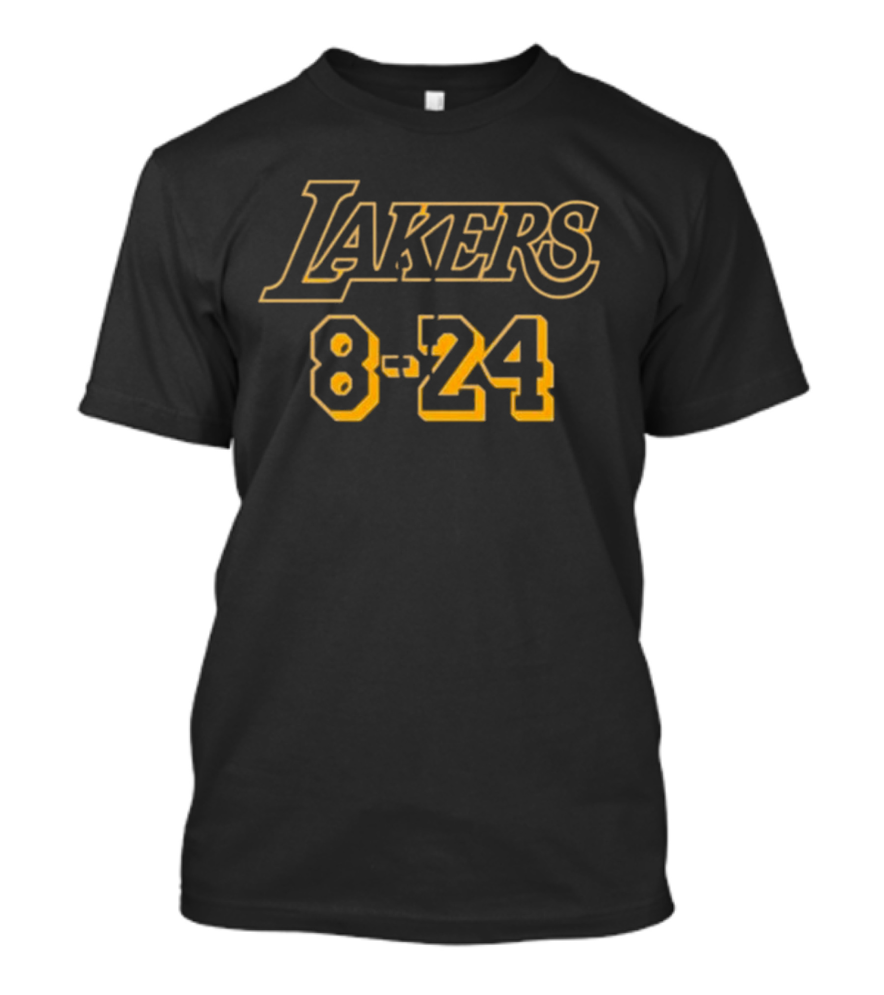 Kobe Bryant Los Angeles Lakers 8 24 Wordmark Classic T-Shirt