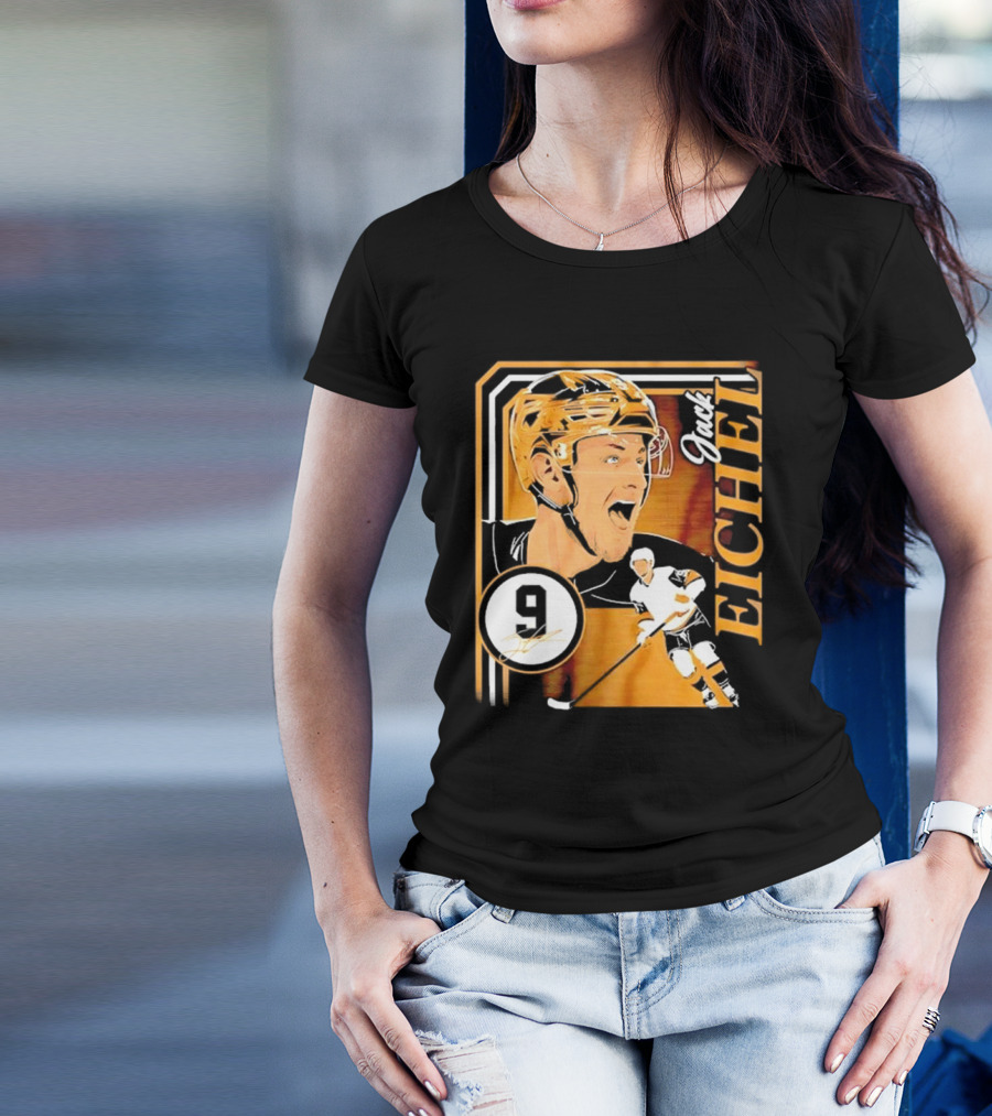 Jack Eichel Las Vegas Hockey Collage Frame T-Shirt