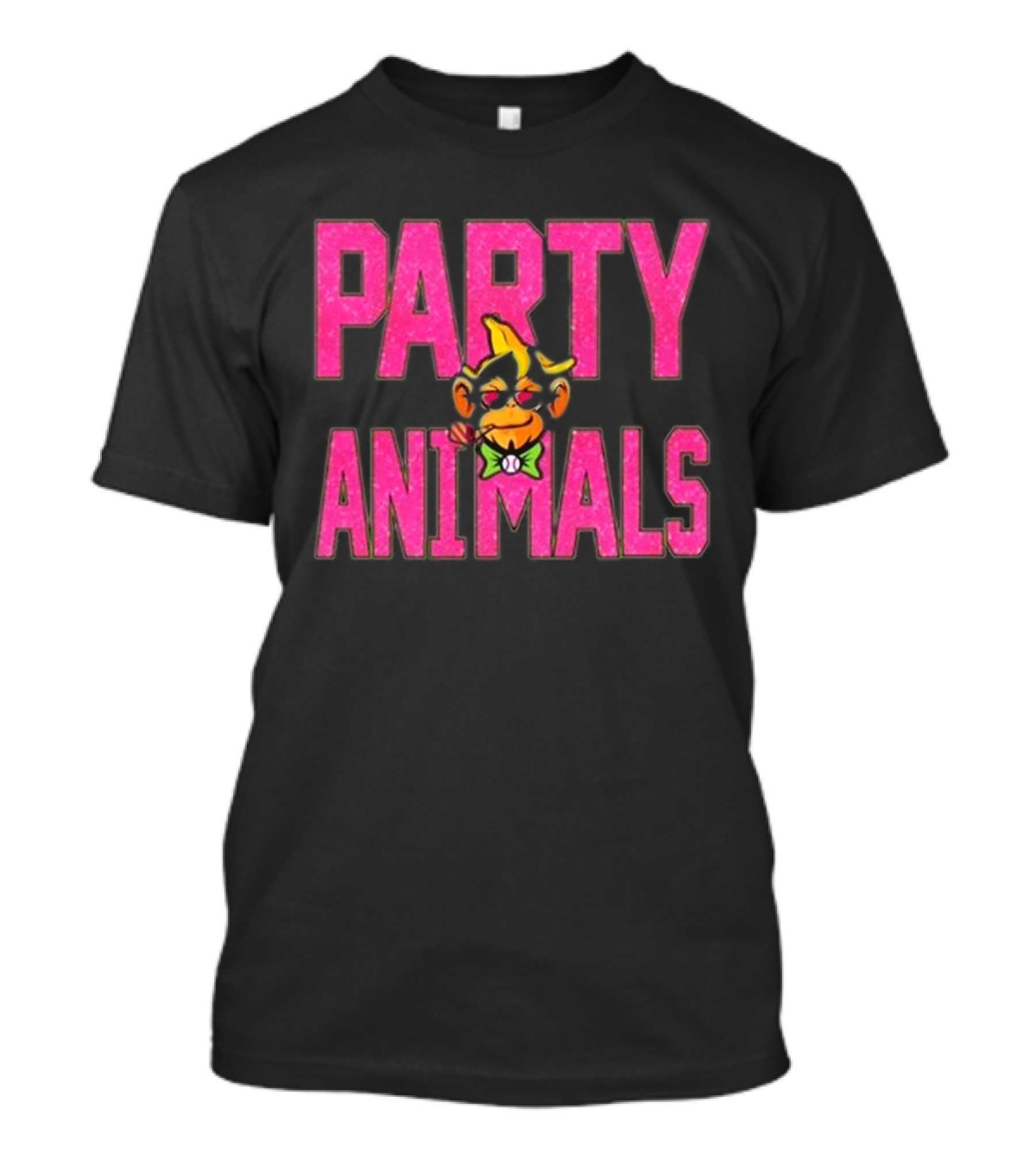 Party Animals 2024 Joker Face Bow Tie Elements T-Shirt