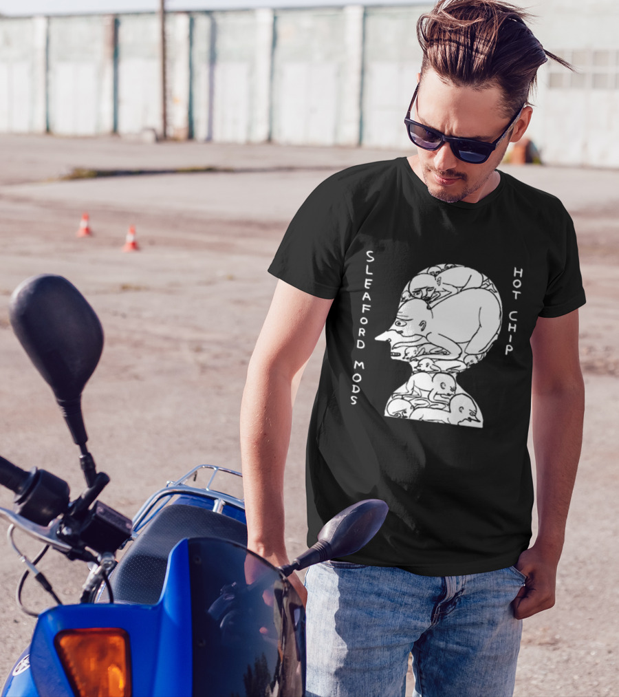 Sleaford Mods Hot Chip Abstract Figure Array T-Shirt