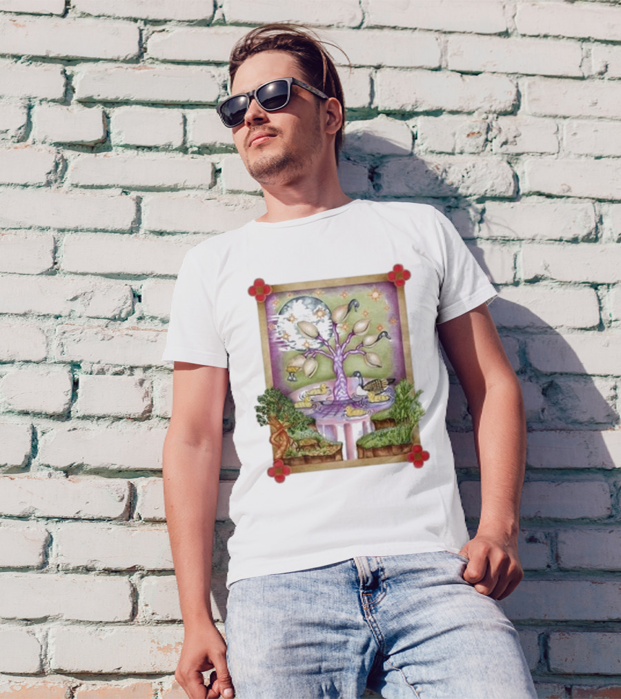 Crumbtheband Crumb Amama Enchanted Tree And Celestial Harmony T-Shirt